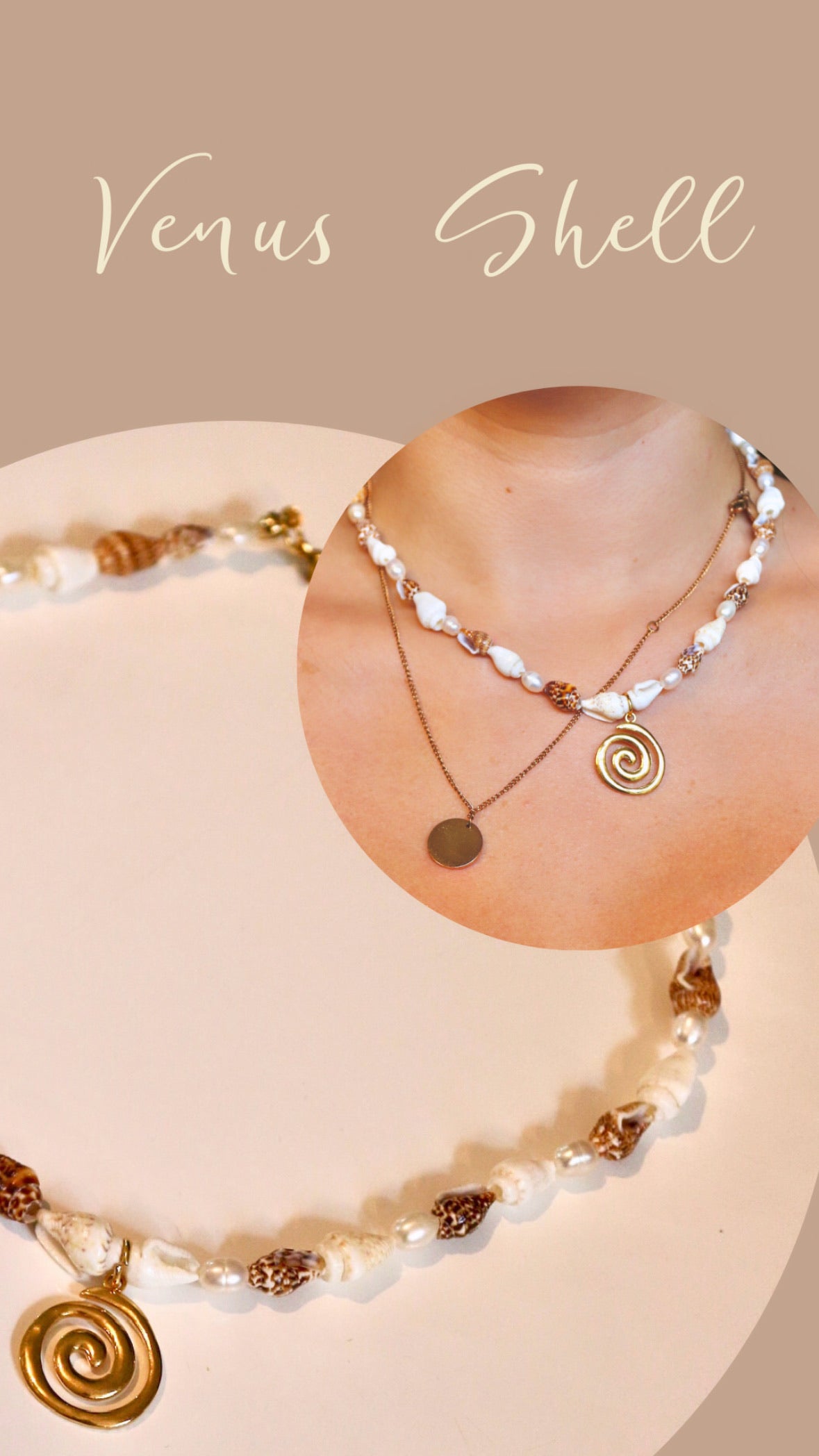 Venus Shell Halskette
