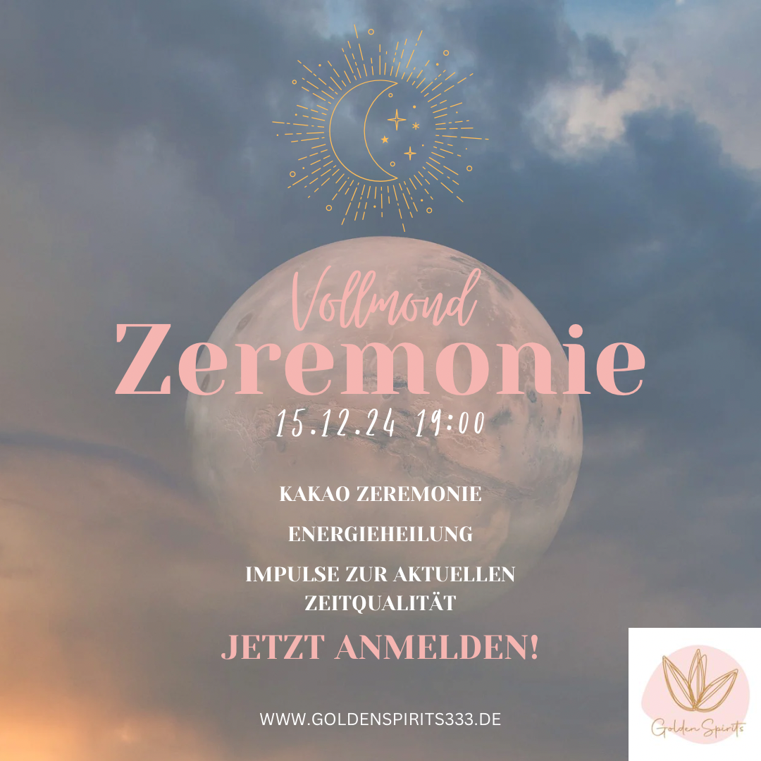Vollmond Online Kakaozeremonie