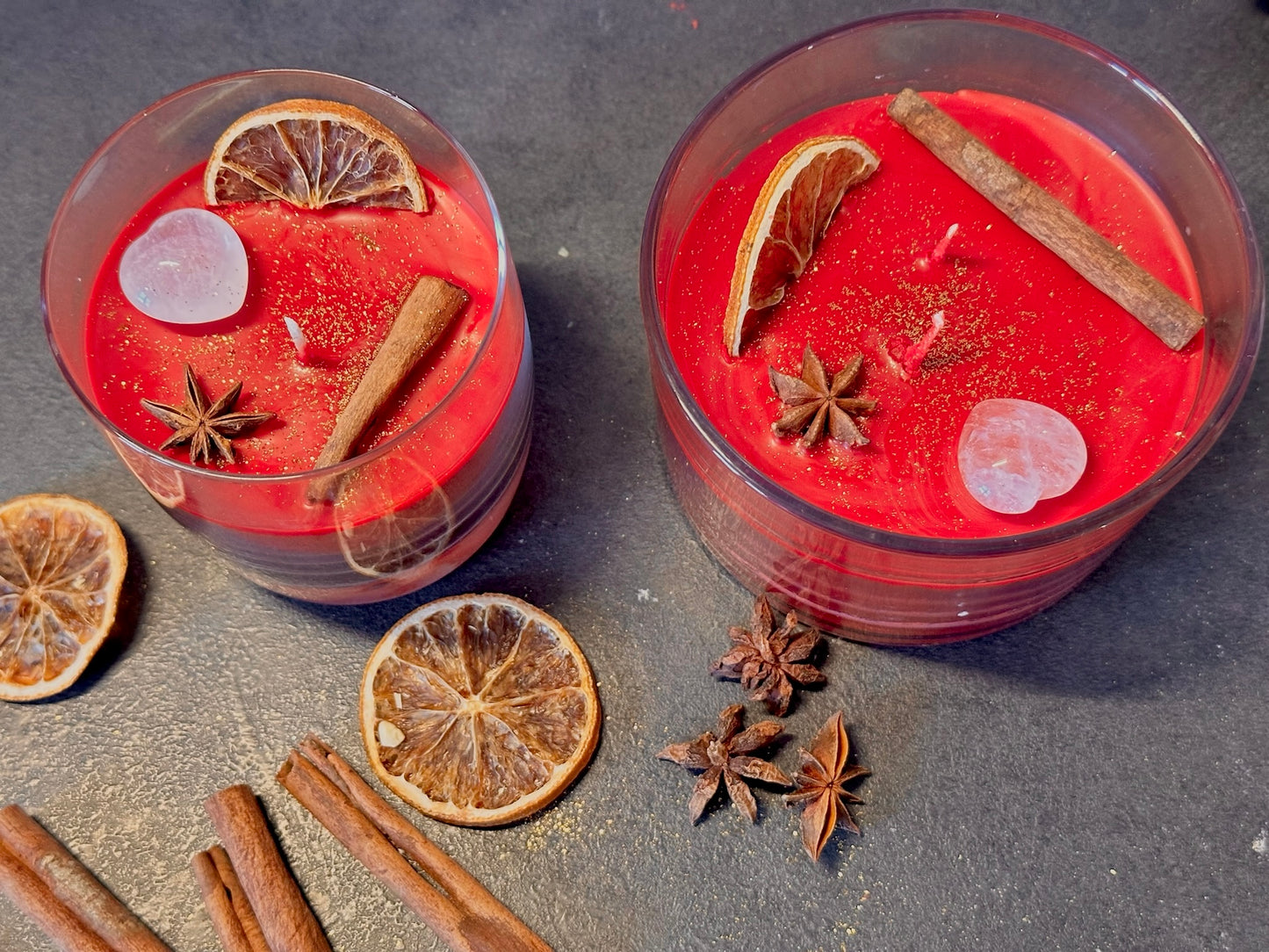 Kerze Weihnachtszauber