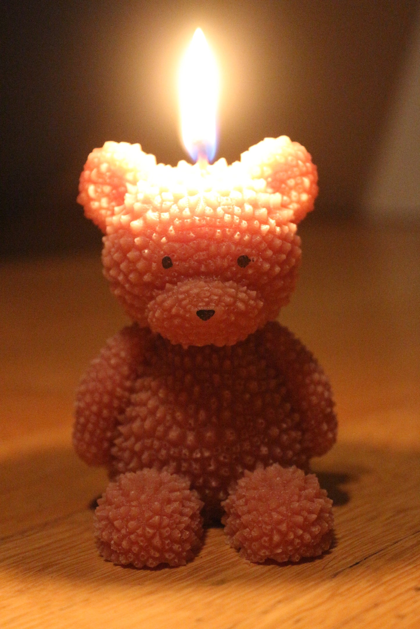 Teddybär Kerze