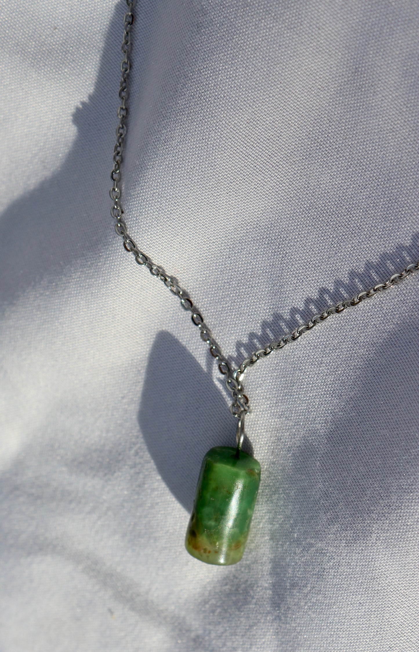 Halskette mit Chrysopras
