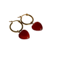 Heart Ohrringe Karneol