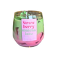 Strawberry Matcha Latte Kerze