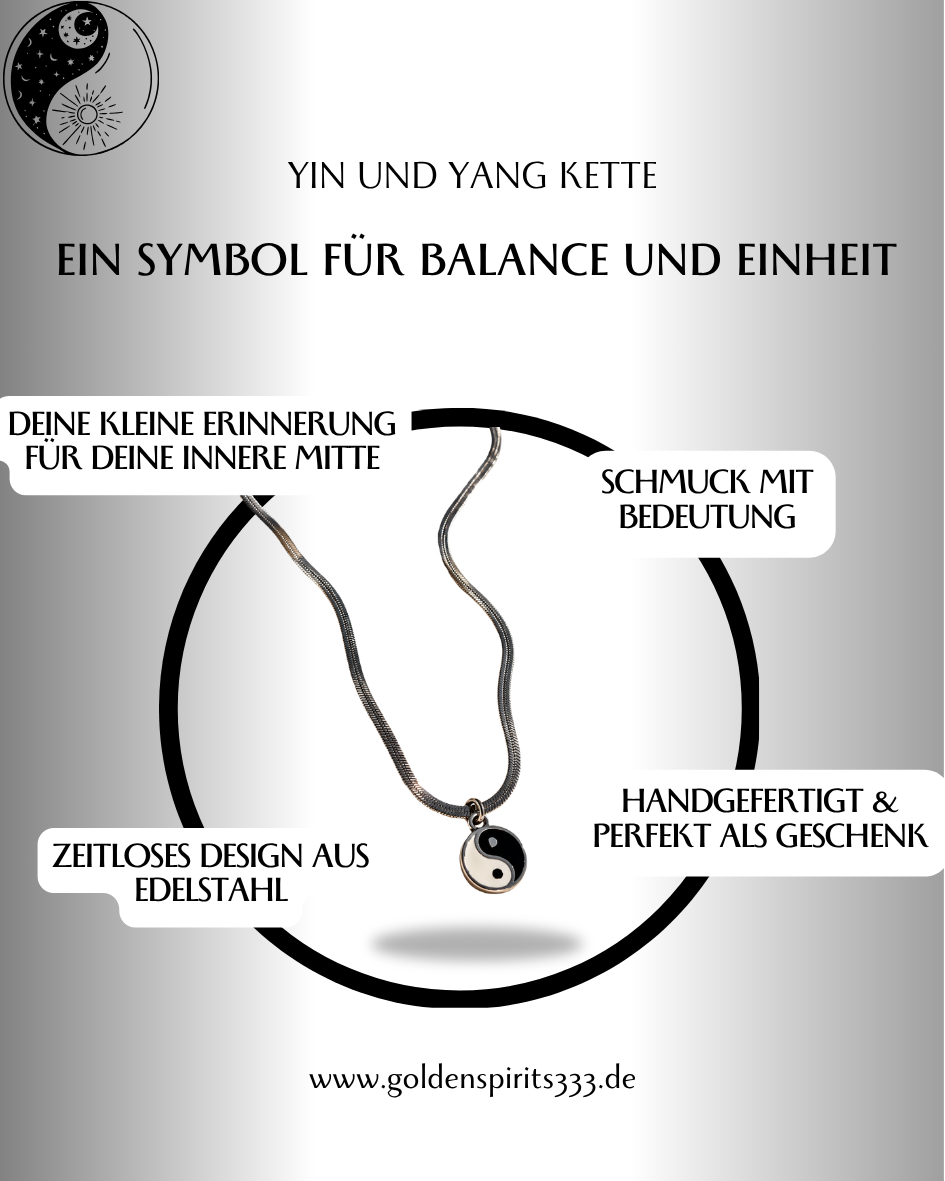 Yin und Yang Halskette