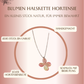 Blumen Halskette Hortensie