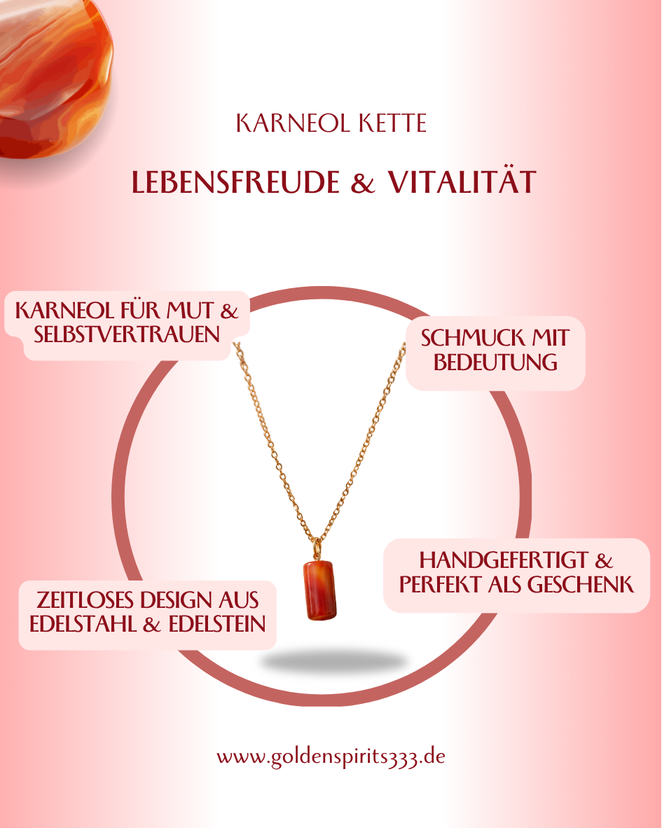 Halskette mit Karneol