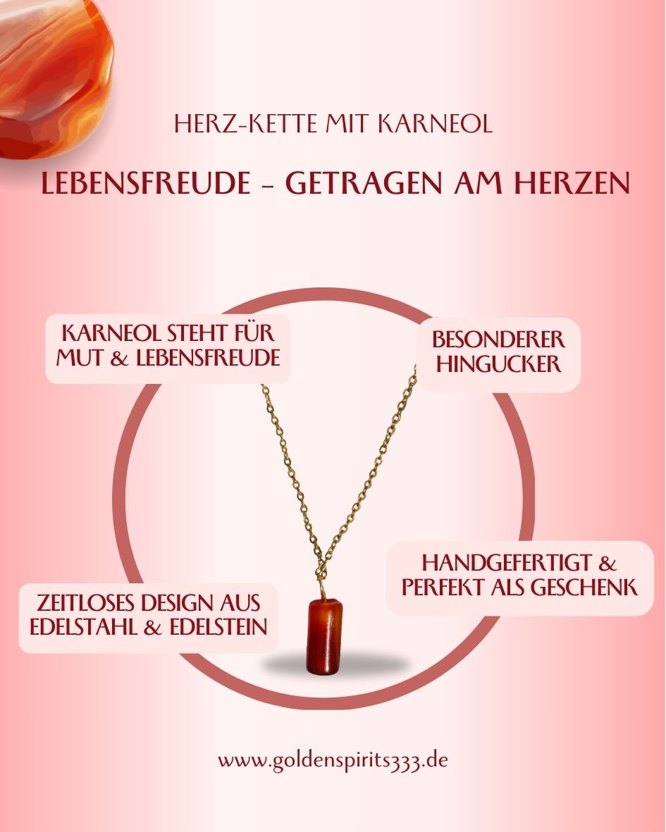 Halskette mit Karneol