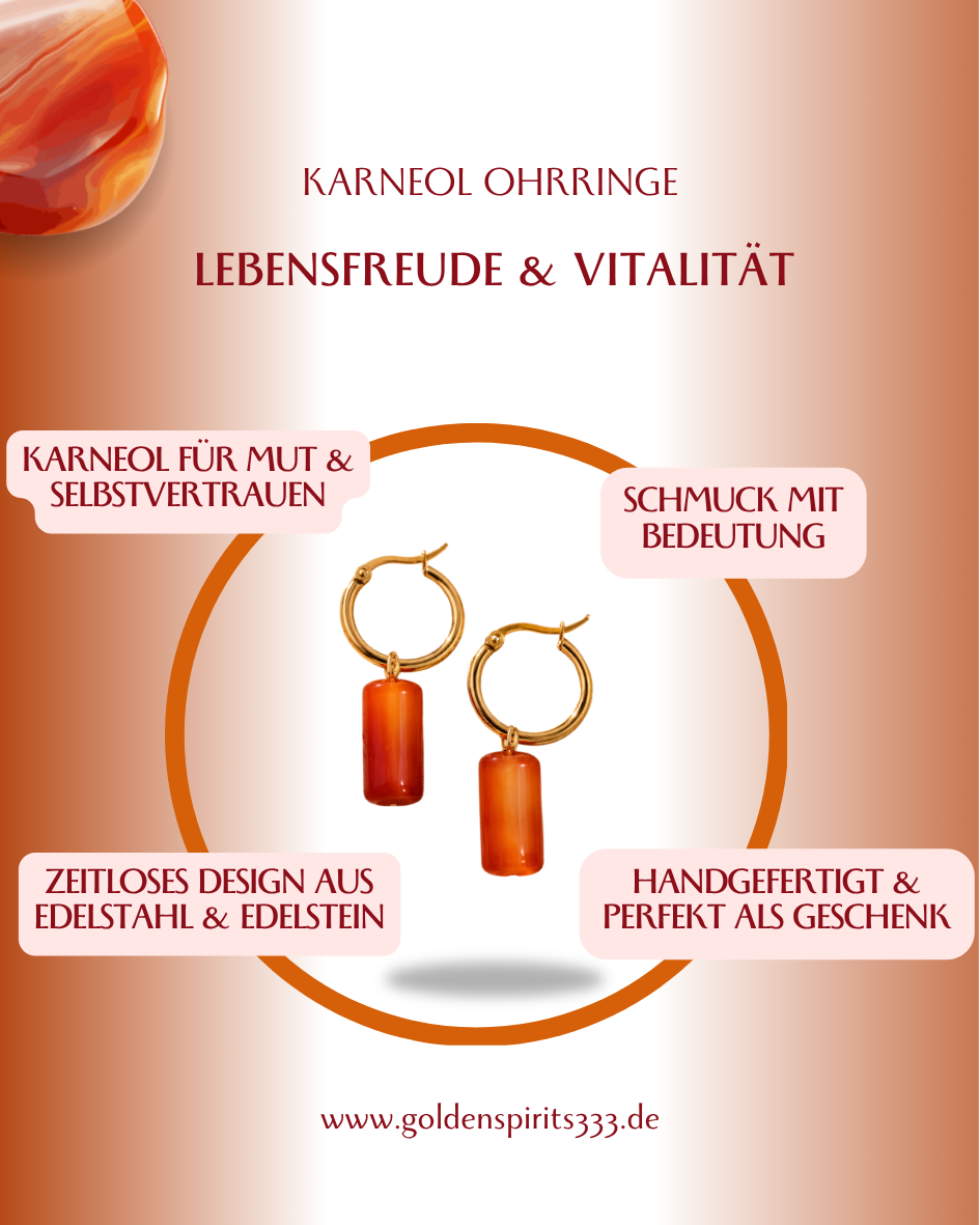 Ohrringe Karneol