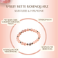 Smiley Armkettchen Rosenquarz