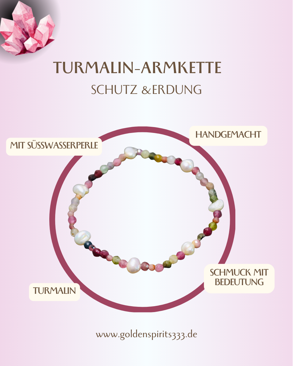 Armkettchen Turmalin