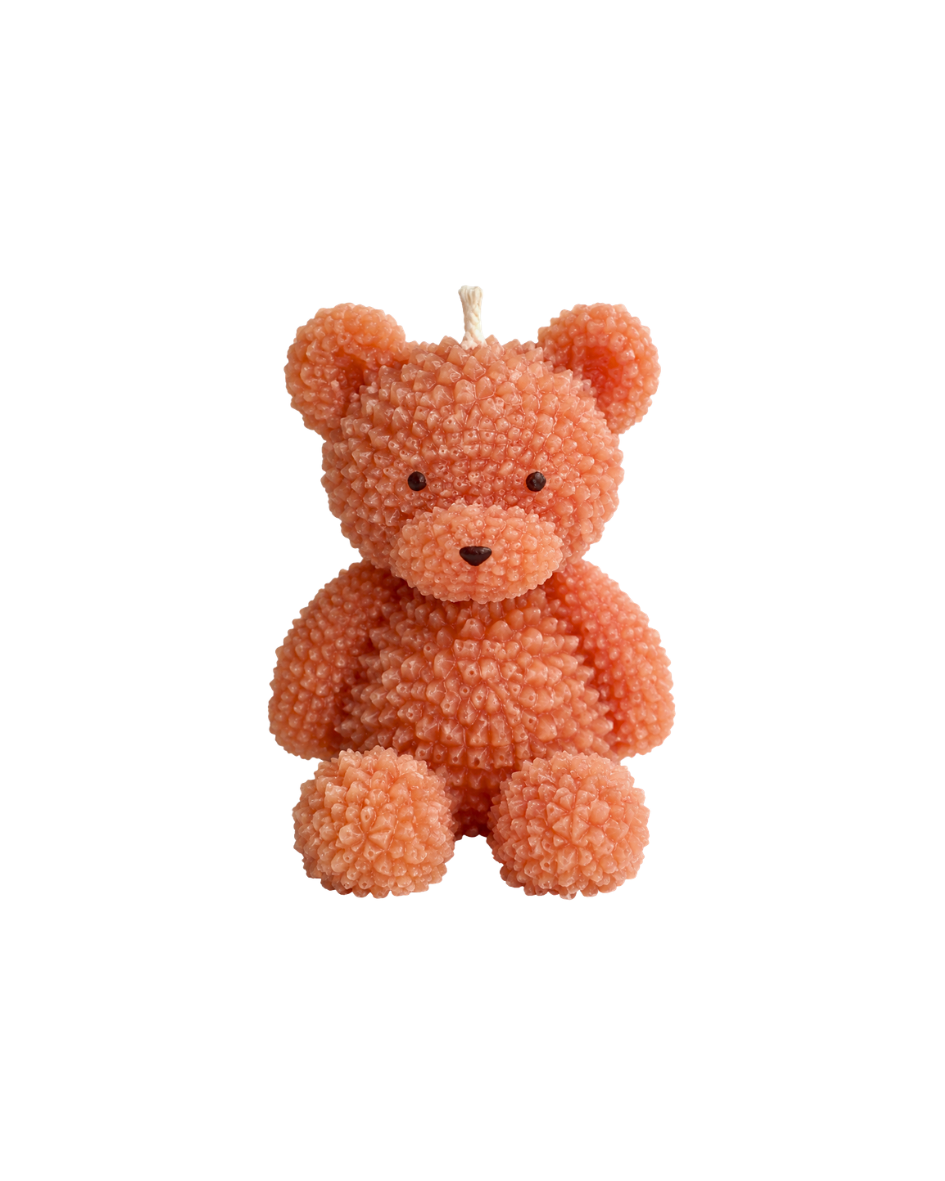 Teddybär Kerze