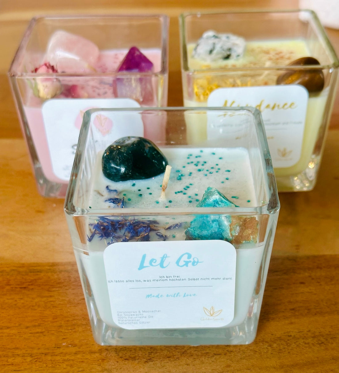 Kerzen im Set - Let Go, Selflove & Abundance