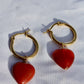 Heart Ohrringe Karneol