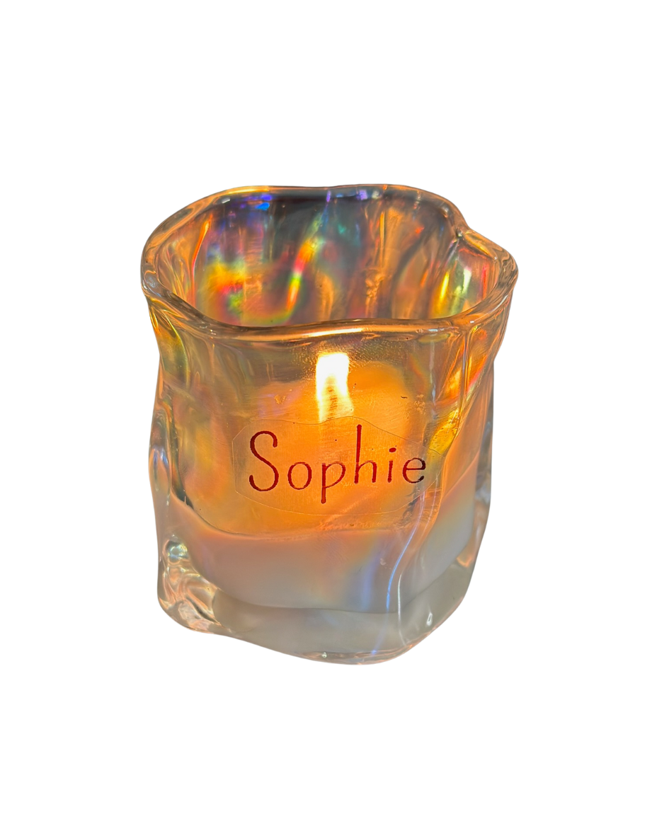 Personalisierbare Kerze